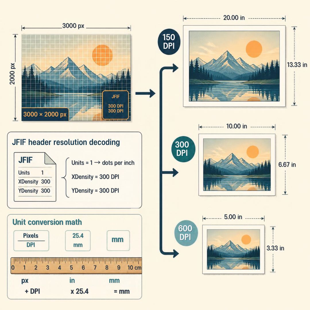 DPI & Print Dimension Calculator