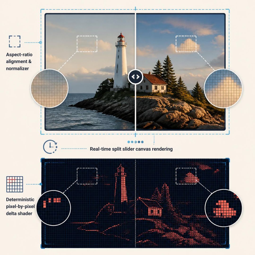 Image Compare & Pixel Difference